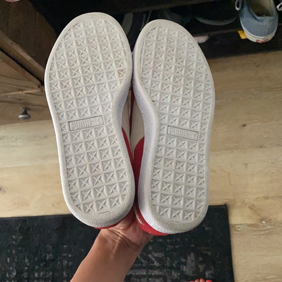 Red puma suede shoes KIDS - Picture 6 of 6